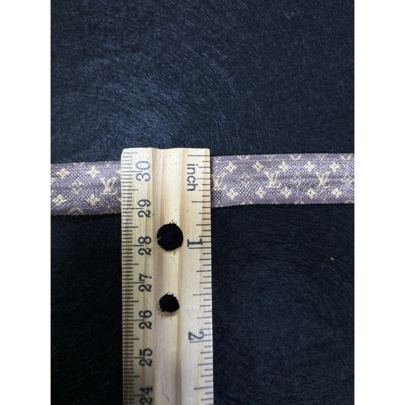 Louis Vuitton Monogram Classic Pattern Elastic Multicolor  White 5/8" ,  By Yard - Picture 6 of 6